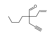 2-prop-2-enyl-2-prop-2-ynylhexanal结构式