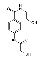 N-(2-hydroxyethyl)-4-[(2-sulfanylacetyl)amino]benzamide结构式