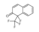 1-fluoro-1-(trifluoromethyl)naphthalen-2-one结构式