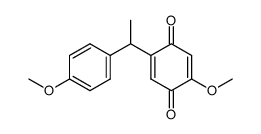 2-methoxy-5-[1-(4-methoxy-phenyl)-ethyl]-[1,4]benzoquinone Structure