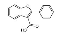 2-phenylbenzofuran-3-carboxylic acid structure