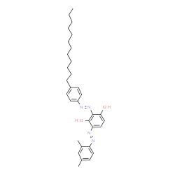 2-[(4-dodecylphenyl)azo]-4-(2,4-xylylazo)resorcinol Structure