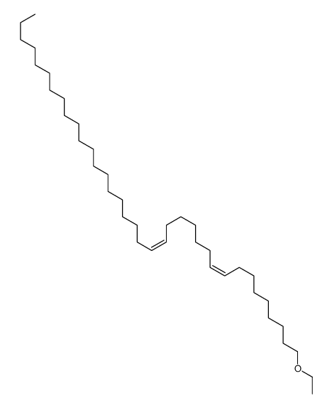 (9E,16E)-1-ethoxyhexatriaconta-9,16-diene结构式