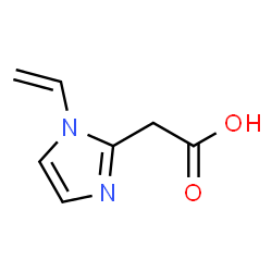 1H-Imidazole-2-aceticacid,1-ethenyl-(9CI) structure