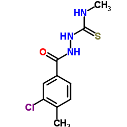 2-(3-Chloro-4-methylbenzoyl)-N-methylhydrazinecarbothioamide structure