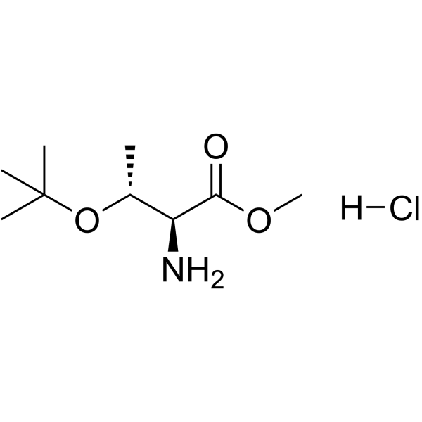 O-tert-Butyl-L-threonine methyl ester hydrochloride structure