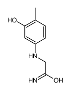 2-[(3-hydroxy-4-methylphenyl)amino]acetamide结构式