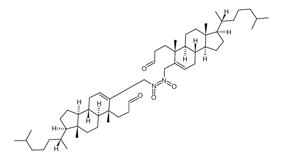 (Z)-4,4'-azodi-(3,4-secocholest-5-en-3-one)N,N'-dioxide Structure