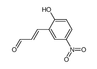 2-hydroxy-5-nitrocinnamaldehyde结构式