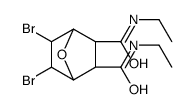 5,6-Dibromo-N,N'-diethyl-7-oxabicyclo[2.2.1]heptane-2,3-dicarboxamide结构式