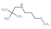 N-(3-methoxypropyl)-2,2-dimethyl-propan-1-amine structure