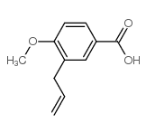 Benzoic acid,4-methoxy-3-(2-propen-1-yl)- Structure