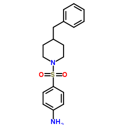 4-((4-BENZYLPIPERIDIN-1-YL)SULFONYL)ANILINE structure