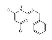 N-benzyl-4,6-dichloropyrimidin-2-amine structure