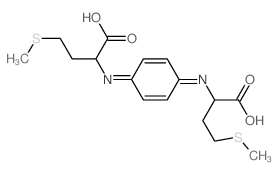 2-[[4-(1-carboxy-3-methylsulfanyl-propyl)imino-1-cyclohexa-2,5-dienylidene]amino]-4-methylsulfanyl-butanoic acid structure