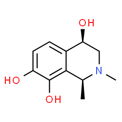 4,7,8-Isoquinolinetriol,1,2,3,4-tetrahydro-1,2-dimethyl-,cis-(9CI)结构式