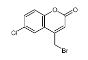 4-bromomethyl-6-chlorocoumarin Structure