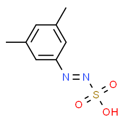 Diazenesulfonic acid, (3,5-dimethylphenyl)-, (E)- (9CI)结构式