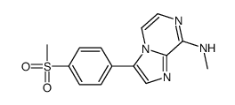 N-methyl-3-(4-methylsulfonylphenyl)imidazo[1,2-a]pyrazin-8-amine Structure