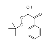 2-tert-butylperoxy-2-hydroxy-1-phenylethanone Structure