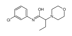 N-(3-chlorophenyl)-2-morpholin-4-ylbutanamide Structure