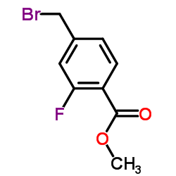 Methyl 4-(bromomethyl)-2-fluorobenzoate structure