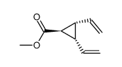 methyl cis-2,3-divinylcyclopropanecarboxylate结构式