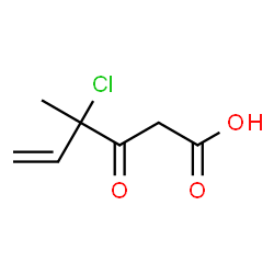 5-Hexenoic acid,4-chloro-4-methyl-3-oxo-结构式