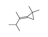 (E)-1,1-dimethyl-2-(3-methyl-2-butylidene)cyclopropane结构式