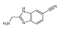 1H-Benzimidazole-6-carbonitrile,2-(aminomethyl)- picture