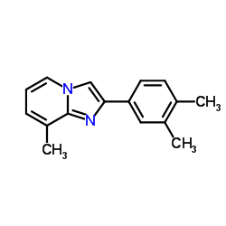 2-(3,4-DIMETHYL-PHENYL)-8-METHYL-IMIDAZO[1,2-A]PYRIDINE structure