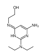 2-[[6-amino-2-(diethylamino)pyrimidin-4-yl]amino]ethanol结构式