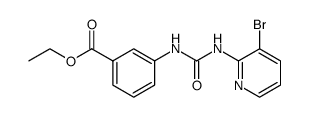 1-(3-Bromo-pyridine-2-yl)-3-(3-ethoxycarbonyl-phenyl)-urea picture