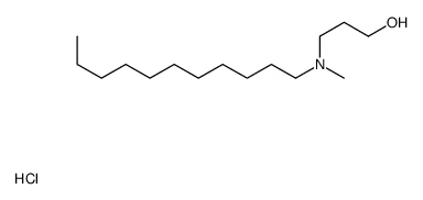 3-[methyl(undecyl)amino]propan-1-ol,hydrochloride Structure