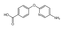 Benzoic acid, 4-[(5-amino-2-pyridinyl)oxy]结构式