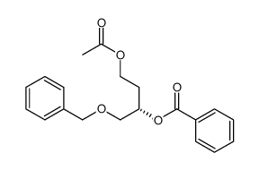 Benzoic acid (S)-3-acetoxy-1-benzyloxymethyl-propyl ester Structure