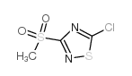 5-氯-3-甲基磺酰基-1,2,4-噻二唑结构式