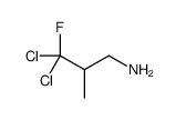 3,3-dichloro-3-fluoro-2-methylpropan-1-amine Structure