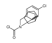 N-(3-bicyclo[2.2.1]heptanyl)-N-[(4-chlorophenyl)methyl]carbamoyl chloride结构式