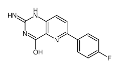 2-amino-6-(4-fluorophenyl)-1H-pyrido[3,2-d]pyrimidin-4-one Structure