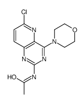 N-(6-chloro-4-morpholin-4-ylpyrido[3,2-d]pyrimidin-2-yl)acetamide Structure