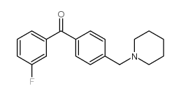 3-FLUORO-4'-PIPERIDINOMETHYL BENZOPHENONE picture