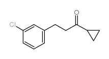 2-(3-CHLOROPHENYL)ETHYL CYCLOPROPYL KETONE structure