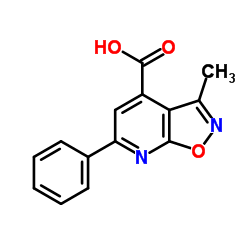 3-methyl-6-phenylisoxazolo[5,4-b]pyridine-4-carboxylic acid picture