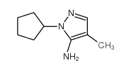 2-cyclopentyl-4-methylpyrazol-3-amine图片