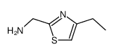 1-(4-Ethyl-1,3-thiazol-2-yl)methanamine structure