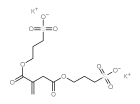 dipotassium,3-[3-(3-sulfonatopropoxycarbonyl)but-3-enoyloxy]propane-1-sulfonate Structure