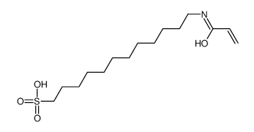 12-(prop-2-enoylamino)dodecane-1-sulfonic acid Structure