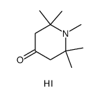 4-Piperidinone, 1,2,2,6,6-pentamethyl-, hydriodide Structure