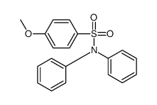 4-甲氧基-N,N-二苯基苯磺酰胺结构式